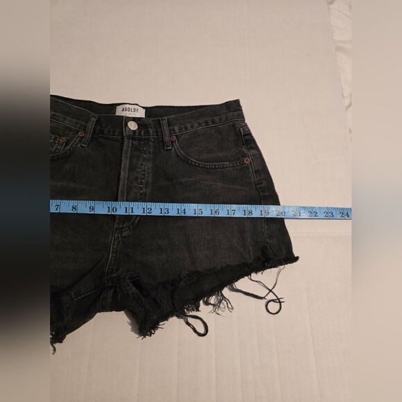 Agolde Parker Cutout Short in Black Size 37 - Picture 9 of 11